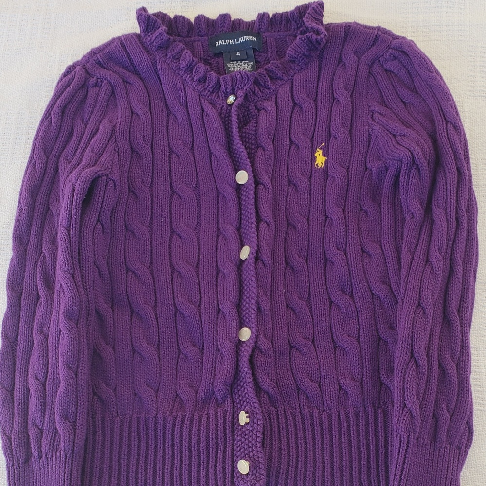 💲SOLD💲Girls Ralph Lauren Purple Ruffle